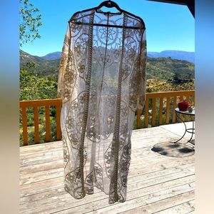 Pretty dress length cover piece